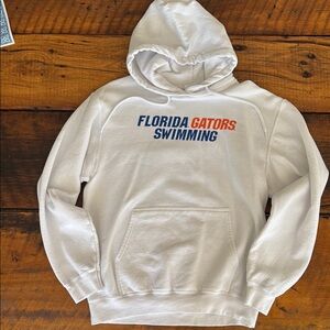 White Florida Gators Swimming Hoodie unisex men’s Medium